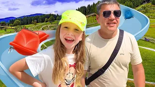 Nastya shows 5 sights worth visiting during a family trip to Switzerland