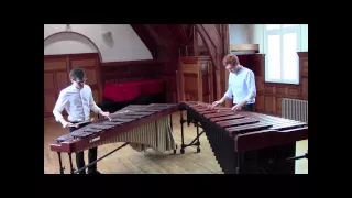 Beethoven's Sonata 'Pathetique' Movement 1 for two marimbas - PERCuliar (Stefan Beckett & Will Riby)