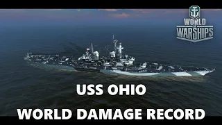 World of Warships - USS Ohio World Damage Record