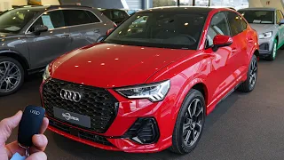 2021 Audi Q3 Sportback Sline 40 TDI quattro (200hp) - Sound & Visual Review!