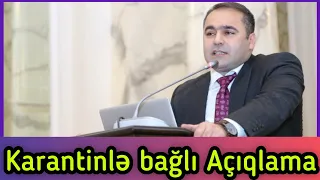 Karantinlə bağlı Nazirlik rəsmisindən AÇIQLAMA | Son dəqiqə 📢