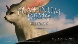 Platinum Final Fantasy XV - Testando a Demo