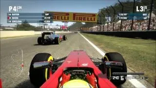 Felipe Massa F1 2012 GP Interlagos onboard cam 1080p HD.