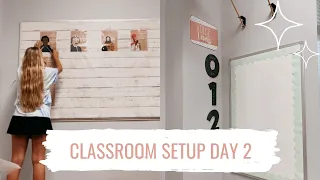 CLASSROOM SETUP DAY 2: first year teacher edition || life w little learners