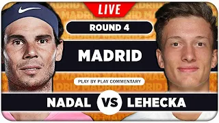 NADAL vs LEHECKA • ATP Madrid 2024 • LIVE Tennis Play-by-Play Stream
