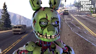 GTA 5 FNAF | Springtrap Lost In Los Santos! [Part 2]