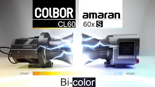 COLBOR CL60 vs. Amaran 60X s - Bi COLOR COB LIGHT - REVIEW