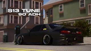 SMOOTH SILVIA S13 TUNE | CarX Drift Racing Online | 90 ADH