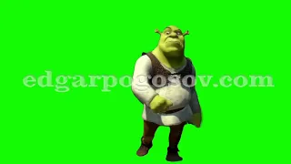 SHREK WALKING - GREEN SCREEN VIDEO FOR CHROMAKEY