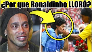 El día que Maradona hizo llorar a Ronaldinho  Esto es lo que sucedio