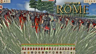 Total War Rome Remastered gameplay |ROMAN LEGION vs MACEDONIAN PHALANX