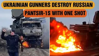Ukrainian gunners DESTROY Russian Pantsir-1S worth $15M with one shot