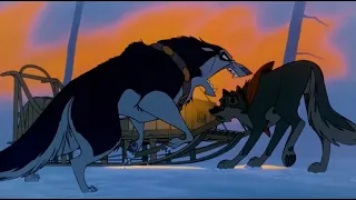 Balto and Steele Fight Scene