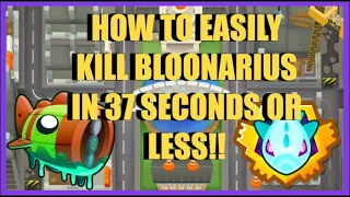 BTD6 (Ranked) Bloonarius - How To Easily Kill In 37s!! Top 50 Strategy w/commentary - High Finance