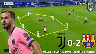 How Miralem Pjanic Improved Barcelona's Midfield | Juventus vs Barcelona 0-2 | Tactical Analysis