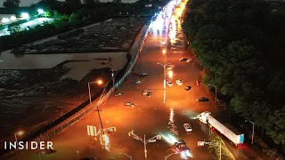 Shocking Videos Show Flooding In New York After Hurricane Ida