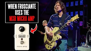 When John Frusciante Uses The Micro Amp - Live Examples