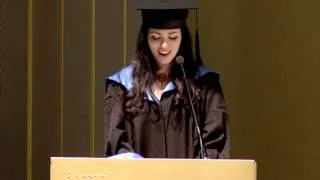 Discorso di Laurea di Cristina Di Niro - Università Bocconi, 28 Settembre 2013
