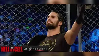 FULL MATCH - john cena vs.seth rollins - u.s. title stell cage match: WWE  Live form...