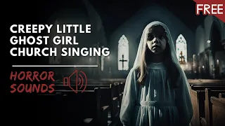 Creepy Little Girl Church Singing  🎶