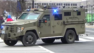 Dozens of Virginia State Police Cruisers Responding to US Capitol With Lights and Sirens