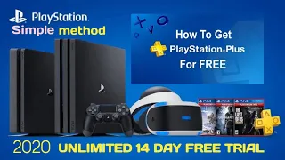 Free Ps4 Ps Plus 14 day trial Method 100%legit [UNLIMITED]