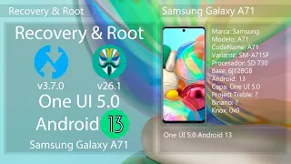 Recovery y Root One UI 5.0 Android 13 - Samsung Galaxy A71