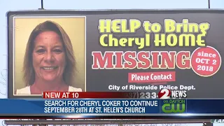 Search for Cheryl Coker to continue