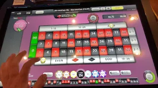 Live Casino ETG Roulette System Testing | Half Table + Single Dozen Hedge Martingale…Part 1