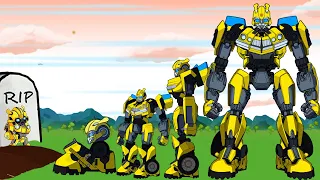 Mini Dj Transformer 7: Rescue Bumblebee, Dinosaur x Optimus Prime| EVOLUTION of Seri Kong Animation