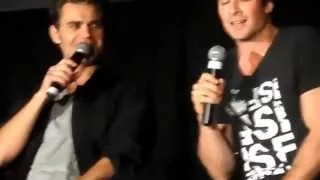 Ian Somerhalder & Paul Wesley Onstage at The Vampire Diaries Convention In Las Vegas