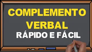 Complemento Verbal - Objeto Direto e Objeto Indireto - Fácil I Português on-line