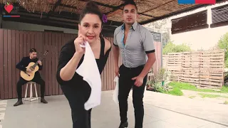 Clase de cueca con Claudia Miranda y Felipe Basaez