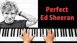 How to Play Perfect by Ed Sheeran Piano Chords Accompaniment Tutorial