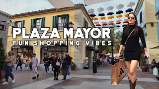 Plaza Mayor Malaga & Designer Outlet Fun Shopping Vibes March 2024 Update Costa del Sol | Spain [4K]