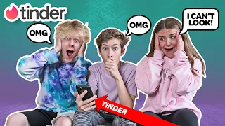 Taking Over My Sister's TINDER For 24 HOURS CHALLENGE **GONE WRONG** 🔥| Sawyer Sharbino