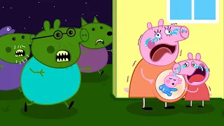 Zombie Apocalypse, Zombies Appear At The Train🧟‍♀️ | Peppa Pig Funny Animation