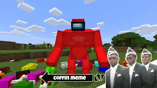 Coffin Meme "Among Us" Edition Part 2 - Minecraft