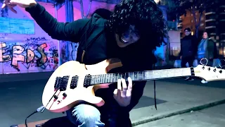 Stratovarius - Black Diamond - Guitar street performance - Cover by Damian Salazar