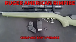 Cheap and easy upgrades for the Ruger American Rimfire