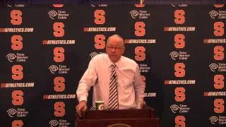 Jim Boeheim Presser Syracuse vs. Indiana