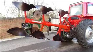 KVERNELAND 3 FURROW PLOUGH DEMO VIDEO