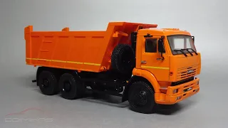 КамАЗ-6520 самосвал || ПАО КАМАЗ - Автоистория || Масштабная модель грузового автомобиля 1:43