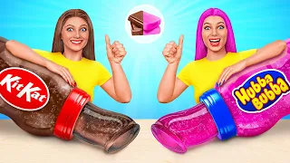 Bubble Gum vs Chocolate Food Challenge | Funny Moments by TeenDO Challenge