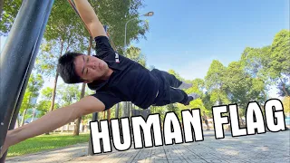 Hướng dẫn Skill Human Flag - Làng Hoa Workout