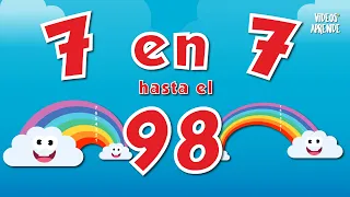 7 en 7 hasta el 98 en español - Videos Aprende