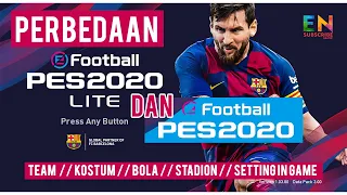 PERBEDAAN PES 2020 LITE PC DAN PES 2020 PC BIASA // Gameplay eFootball PES 2020