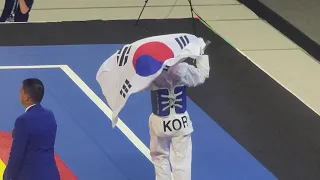 Final Men 58kg Bae Jun Seo KOR vs Mehdi Haji Mousaei IRI 2022 Asian Taekwondo Championships