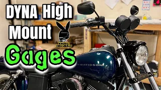 02 harley davidson FXDX gage relocation and update on build