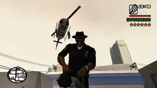 GTA San Andreas - Minigun Rampage + Six Star Wanted Level Escaped